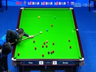 斯诺克天津国锦赛半决赛 乔丹·布朗4-4汤姆·福德 20231110（李照） 海报