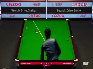 斯诺克 贺国强2-5侯赛因·瓦菲 20230929 海报