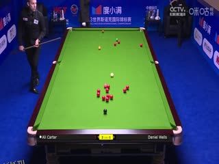 斯诺克天津国锦赛16进8 阿里·卡特6-1丹尼尔·威尔斯 20231108 海报