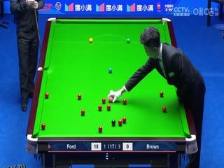 斯诺克天津国锦赛半决赛 乔丹·布朗4-4汤姆·福德 20231110 海报
