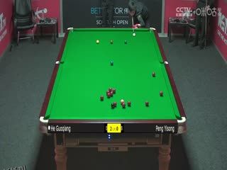 斯诺克苏格兰公开赛资格赛 彭奕淞0-4贺国强 20231102 海报