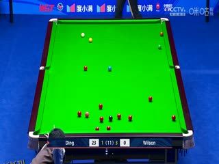 斯诺克天津国锦赛32进16加里·威尔逊5-6丁俊晖 20231107 海报