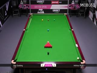 2025斯诺克英国公开赛16进8 肖国栋2-4安东尼·麦克吉尔 20250926 海报