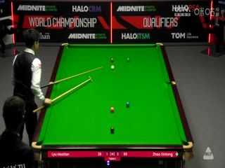 斯诺克世锦赛资格赛64进32 吕昊天3-6赵心童（第一阶段） 20250413 海报