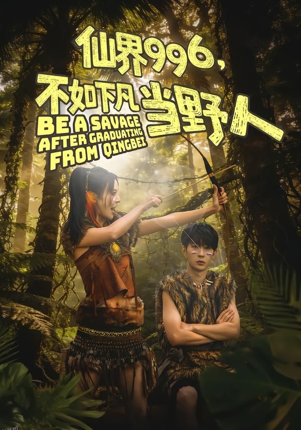 仙界996，不如下凡当野人 海报