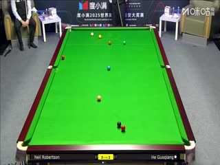 2025斯诺克西安大奖赛32进16 贺国强5-4尼尔·罗伯逊 20251009 海报