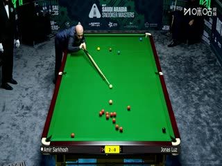 2025斯诺克沙特大师赛第二轮（112进80） 阿米尔·萨克霍什4-0若纳斯·卢斯 20250809 海报