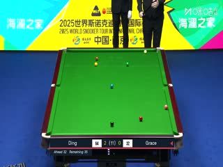 2025斯诺克国际锦标赛延期资格赛第一轮 丁俊晖 6-0 大卫·格雷斯 20251102 海报