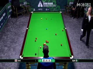 2025斯诺克沙特大师赛第三轮（80进48） 汤姆·福德2-4法拉赫·阿贾布 20250811 海报