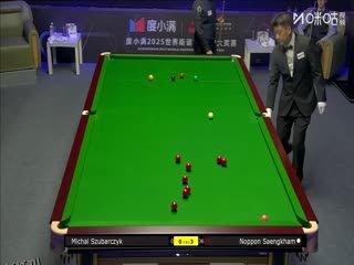 2025斯诺克西安大奖赛延期资格赛第一轮 诺鹏·桑坎姆5-1米哈乌·苏巴尔奇克 20251007 海报
