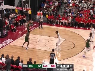 NBA夏季联赛 雄鹿VS快船 20250714 海报