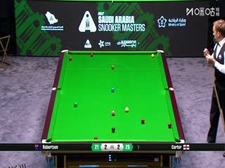 2025斯诺克沙特大师赛四分之一决赛 阿里·卡特4-6尼尔·罗伯逊 20250814 海报
