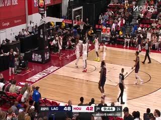 NBA夏季联赛 快船VS火箭 20250712 海报