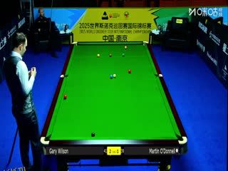 2025斯诺克国际锦标赛延期资格赛第一轮 马丁·奥唐纳1-6加里·威尔逊 20251102 海报