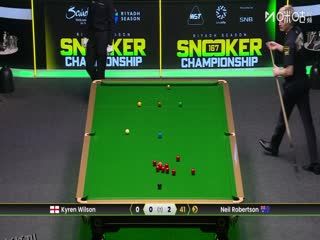 斯诺克利雅得狂欢季沙特大师赛四分之一决赛 凯伦·威尔逊0-4尼尔·罗伯逊（秦正） 20251120 海报
