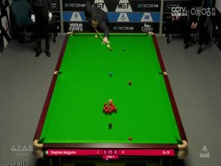 斯诺克威尔士公开赛64进32 斯蒂芬·马奎尔4-2徐思 20250211 海报