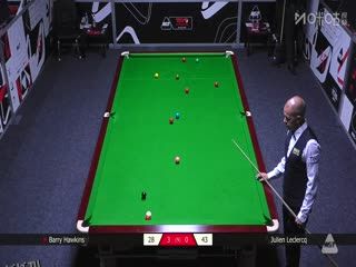 2025斯诺克武汉公开赛资格赛 巴里·霍金斯5-1朱利安·勒克莱尔 20250624 海报