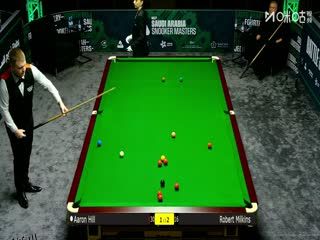 2025斯诺克沙特大师赛第三轮（80进48） 罗伯特·米尔金斯3-4亚伦·希尔 20250811 海报