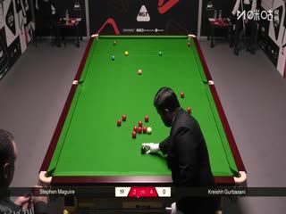 2025斯诺克国际锦标赛资格赛 斯蒂芬·马奎尔6-5克雷什·古尔巴克萨尼 20251001 海报