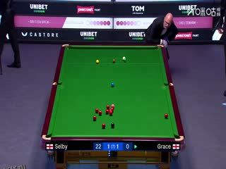 2025斯诺克英国公开赛第1轮 大卫·格雷斯1-4马克·塞尔比 20250922 海报