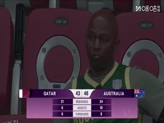 男篮亚洲杯 卡塔尔VS澳大利亚 20250810 海报