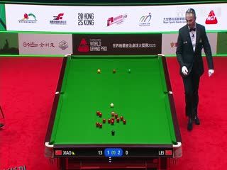 斯诺克世界大奖赛16进8 肖国栋4-3雷佩凡  20250306 海报