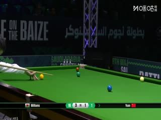 2025斯诺克沙特大师赛32进16 马克·威廉姆斯5-3袁思俊 20250812 海报