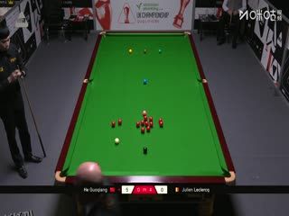 斯诺克英锦赛资格赛晋级轮 贺国强4-6朱利安·勒克莱 20251128 海报