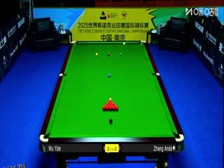 2025斯诺克国际锦标赛32进16 张安达3-6吴宜泽 20251104 海报