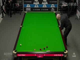 斯诺克威尔士公开赛64进32 大卫·吉尔伯特4-3乔丹·布朗  20250211 海报
