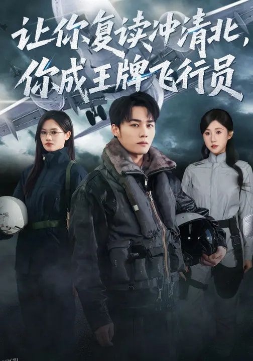 让你复读冲清北，你成王牌飞行员 海报