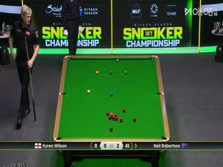 斯诺克利雅得狂欢季沙特大师赛四分之一决赛 凯伦·威尔逊0-4尼尔·罗伯逊 20251120 海报