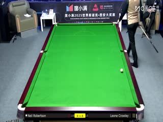 2025斯诺克西安大奖赛延期资格赛第一轮 尼尔·罗伯逊5-1莱昂内·克劳利 20251007 海报