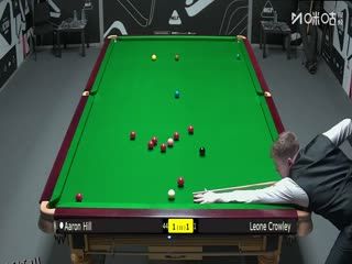 2025斯诺克国际锦标赛资格赛 亚伦·希尔6-1莱昂内·克劳利 20251002 海报