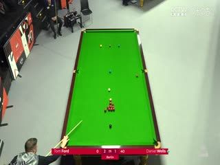 斯诺克德国大师赛32进16 汤姆·福德5-2丹尼尔·威尔斯  20250130 海报