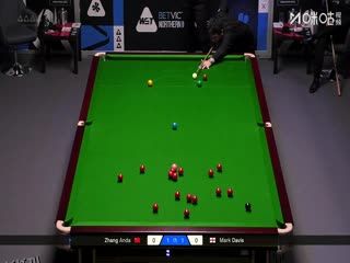 2025斯诺克北爱尔兰公开赛64进32 张安达1-4马克·戴维斯 20251021 海报