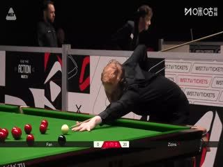 2025斯诺克北爱尔兰公开赛资格赛第二轮 范争一4-2阿尔特米·齐津斯 20250907 海报