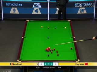 斯诺克威尔士公开赛16进8 庞俊旭1-4卢卡·布雷切尔  20250214 海报