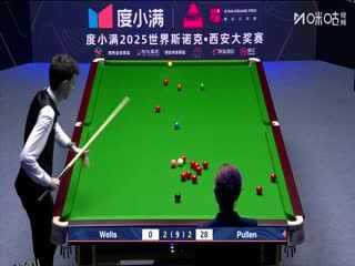 2025斯诺克西安大奖赛四分之一决赛 利亚姆·普伦2-5丹尼尔·威尔斯 20251011 海报