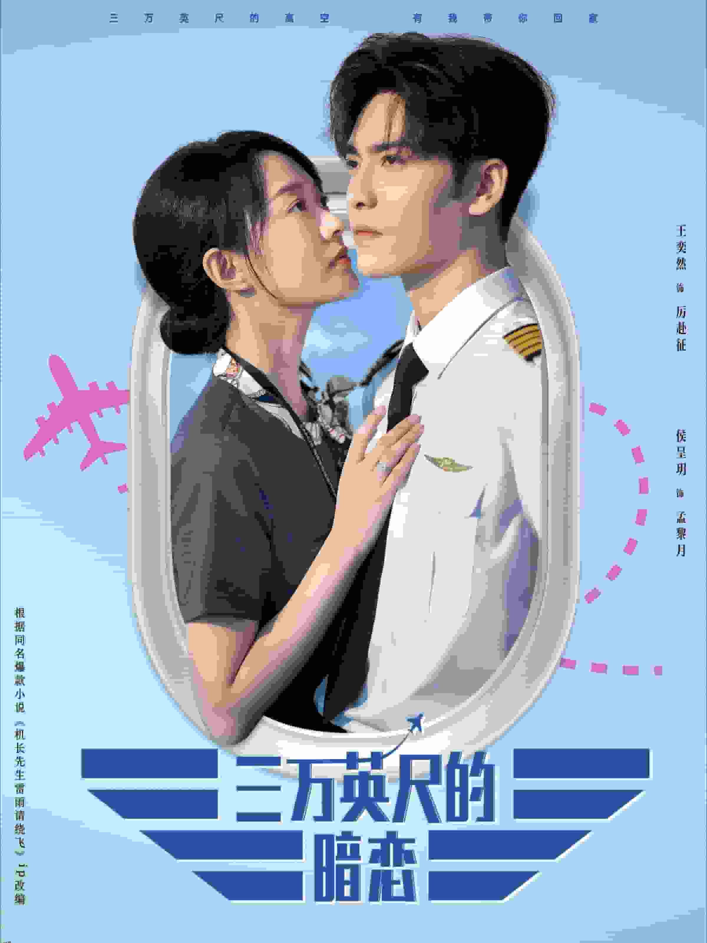 三万英尺的暗恋 海报