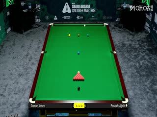 2025斯诺克沙特大师赛第四轮（48进32） 杰米·琼斯2-5法拉赫·阿贾布 20250812 海报