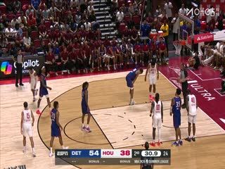 NBA夏季联赛 活塞VS火箭 20250714 海报