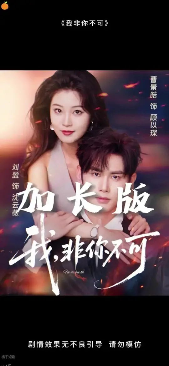 我非你不可 海报