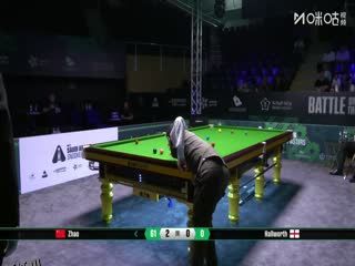 2025斯诺克沙特大师赛32进16 赵心童5-0史蒂文·霍尔沃斯（朱蒙） 20250813 海报