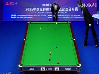 2025斯诺克武汉公开赛半决赛 马克·艾伦2-6加里·威尔逊 20250829 海报