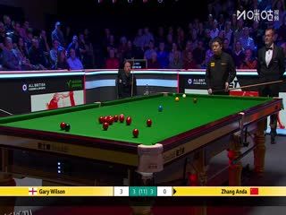 斯诺克英锦赛正赛32进16轮次 加里·威尔逊5-6张安达 20251202 海报