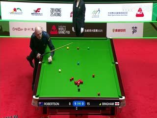 斯诺克世界大奖赛决赛 尼尔·罗伯逊10-0斯图尔特·宾汉姆 20250309 海报