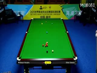 2025斯诺克国际锦标赛32进16 肖恩·墨菲6-4埃利奥特·斯莱塞 20251104 海报