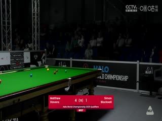 斯诺克世锦赛资格赛96进64  马修·史蒂文斯6-3西蒙·布莱克威尔（第一阶段） 20250411 海报