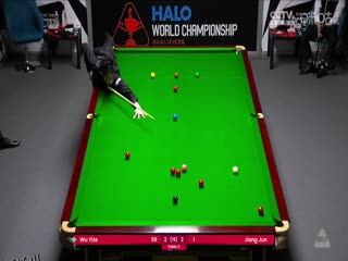 24-25赛季斯诺克世锦赛资格赛第三轮 吴宜泽6-3江俊（第一阶段） 20250414 海报